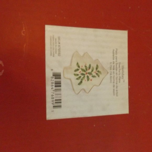 NWOT Lenox Holiday tree candy dish in original box - Picture 7 of 7